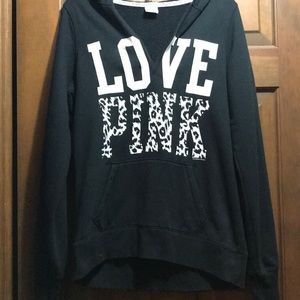 Victoria’s Secret Pink Leopard Hoodie Size Medium